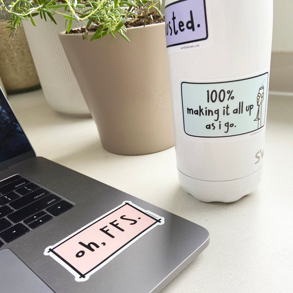 WS Can't Adult Today Vinyl Sticker