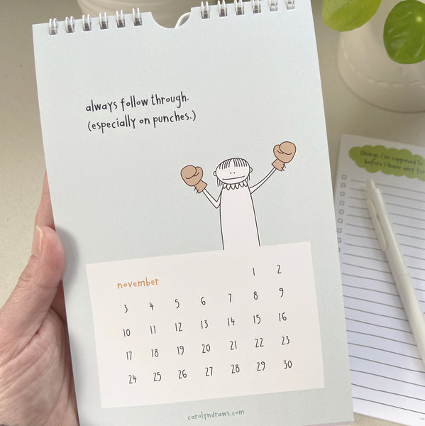 NEW Life Hacks for Aspiring Grown Ups 2024 Wall Calendar