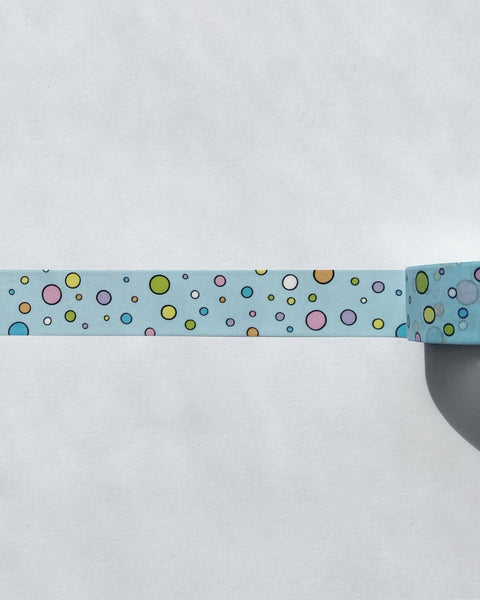 Blue Bubbles Washi Tape