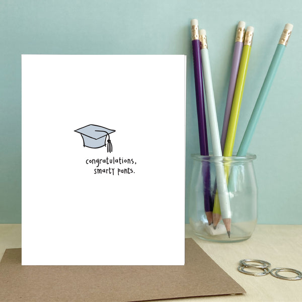 PRINTABLE Funny Graduation Smarty Pants Card - Digital Download - Print at home