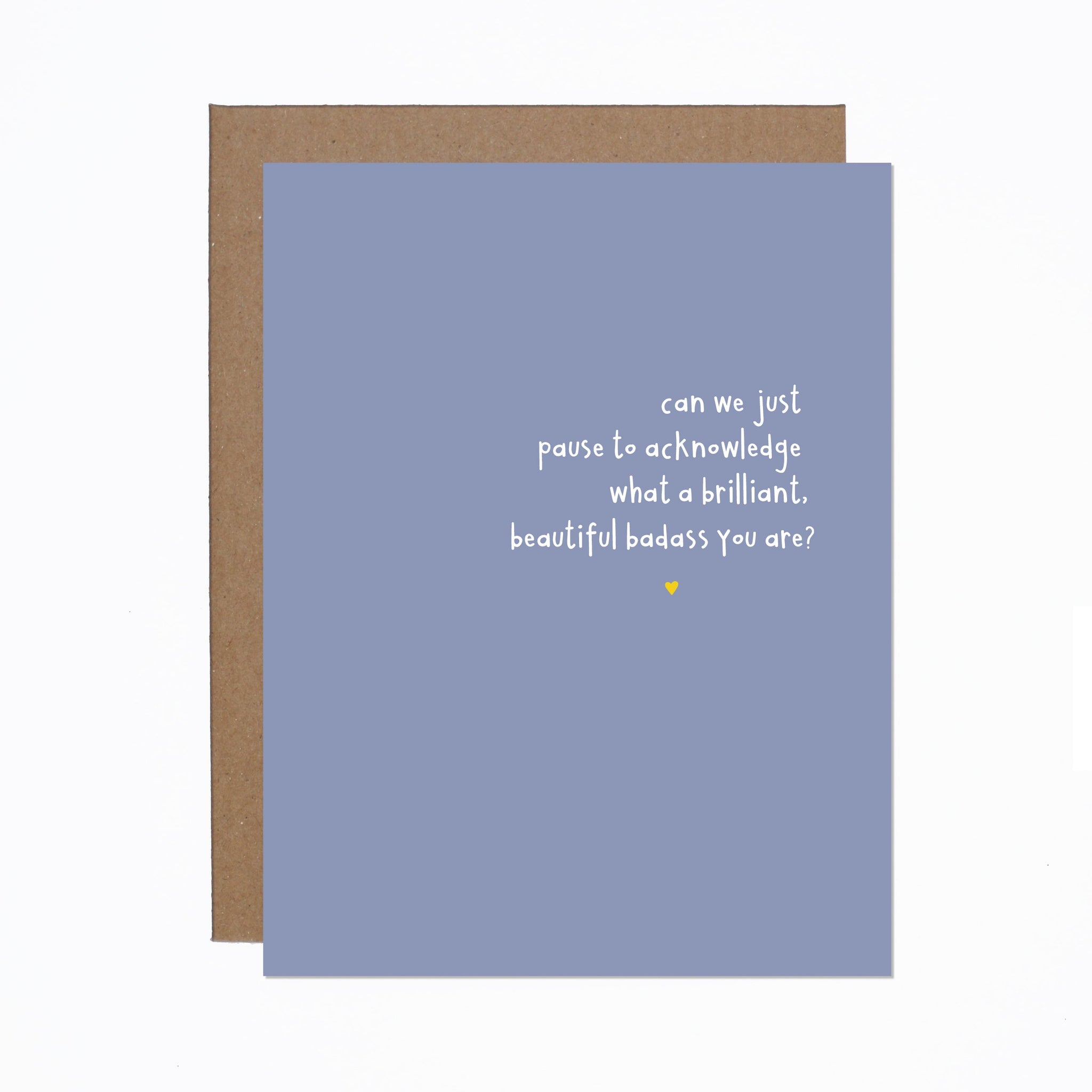 WS Beautiful Badass card (bundle of 6)