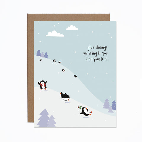 Glad Slidings Holiday card