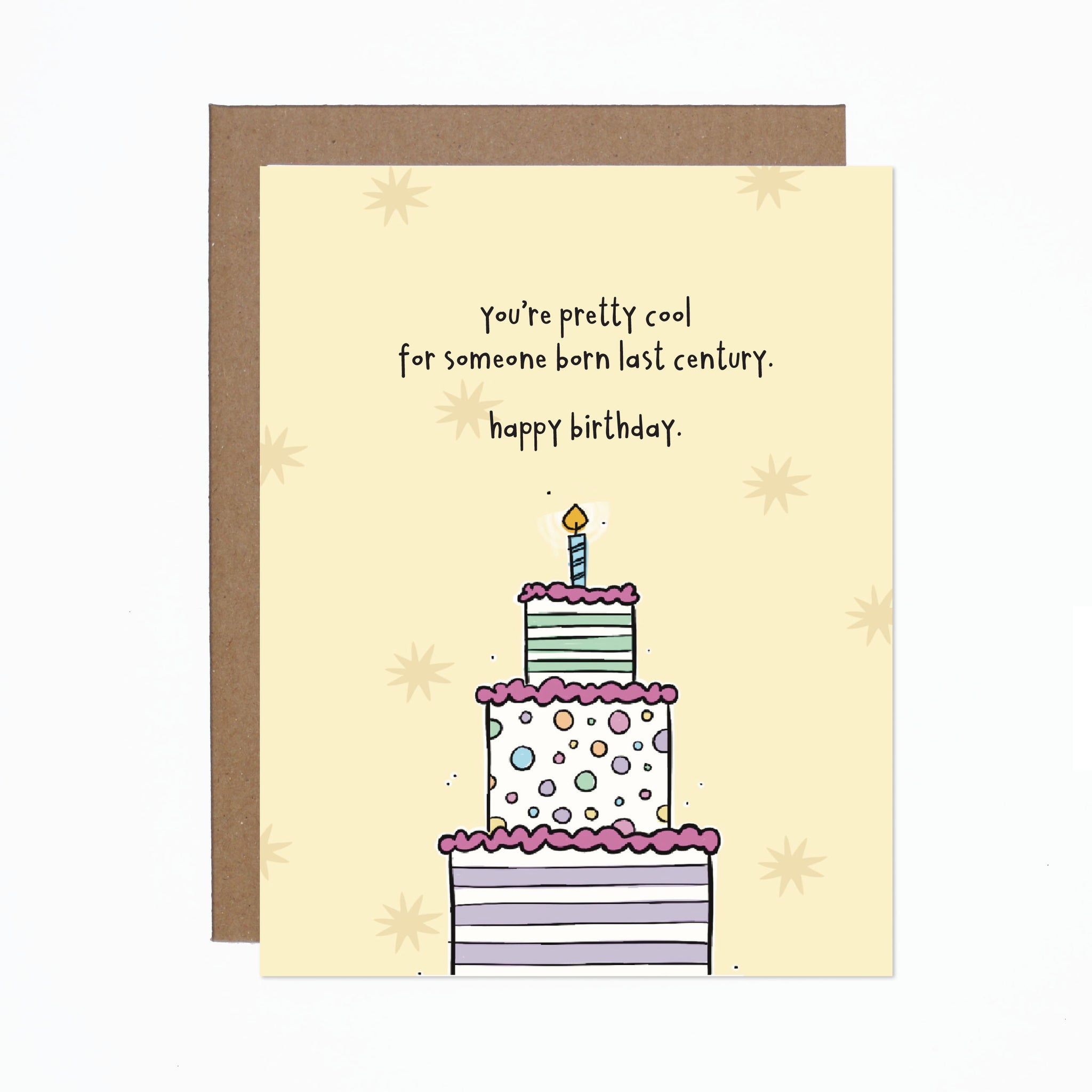 Born Last Century Birthday card