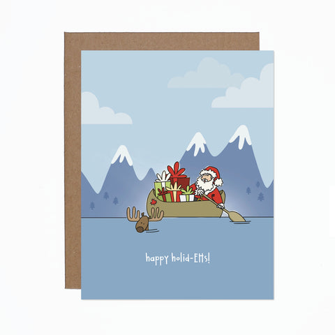 Happy HolidEHs Christmas card