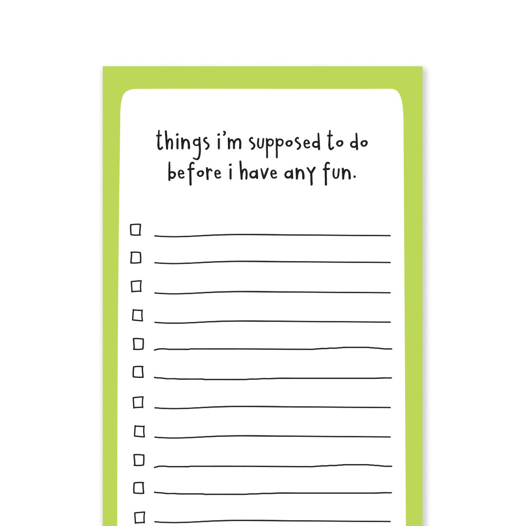 Funny To Do List Notepad – carolyndraws