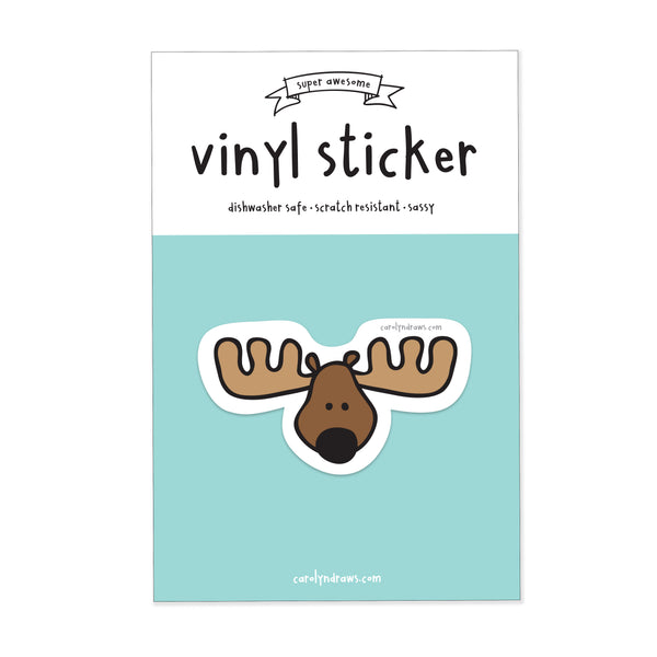 Canada Moose vinyl sticker