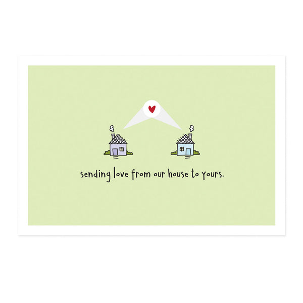 Set of 5 Social Distancing Postcards (mixed)