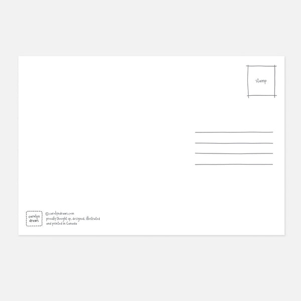 Set of 5 Sending Love From Canada Social Distancing Postcards