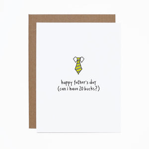 WS Father's Day (20 bucks) card (bundle of 6 cards)
