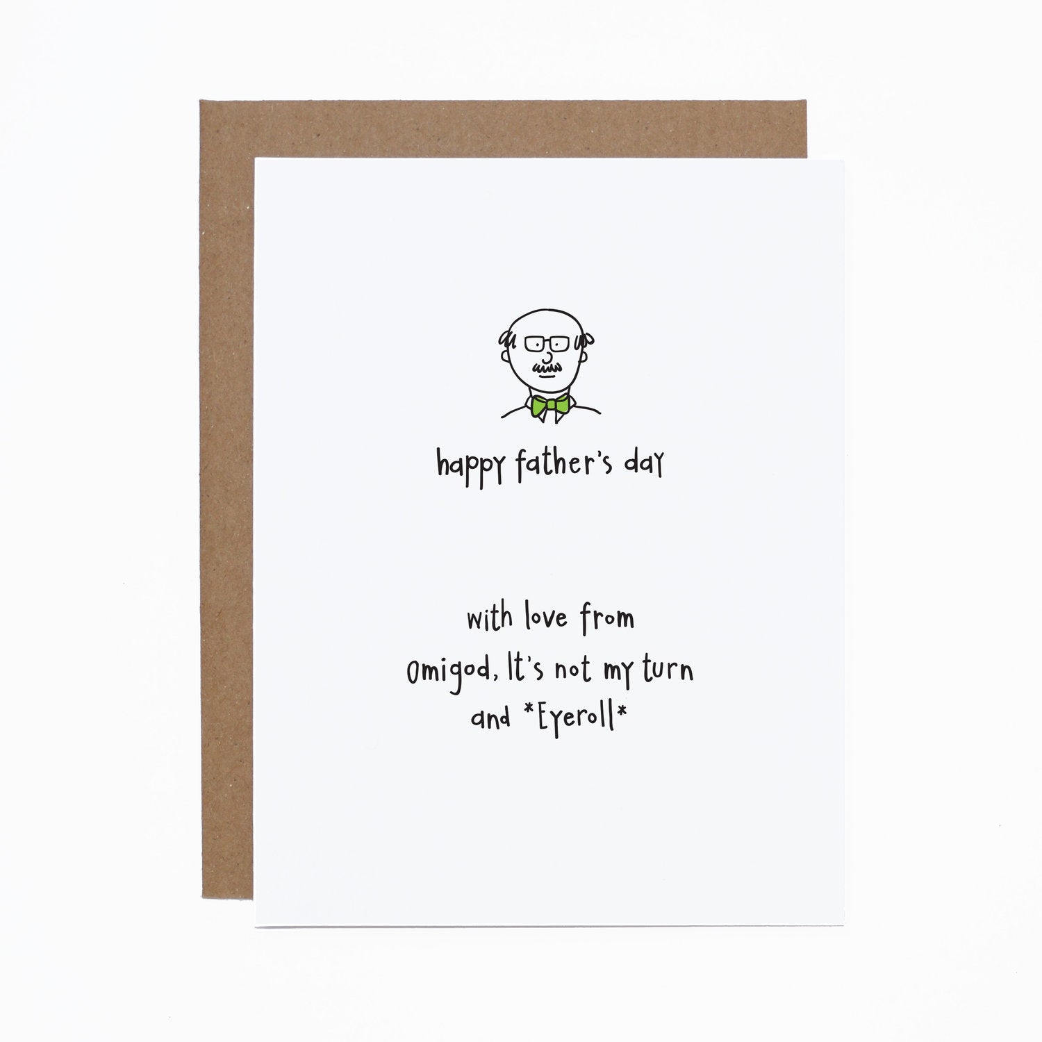Father's Day (eyeroll) card