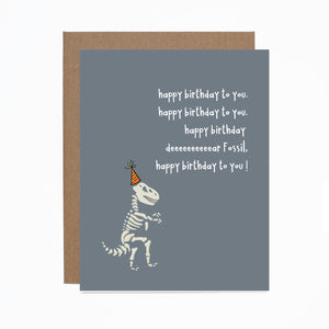 Birthday (Fossil) card