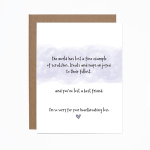 Pet Loss Sympathy card