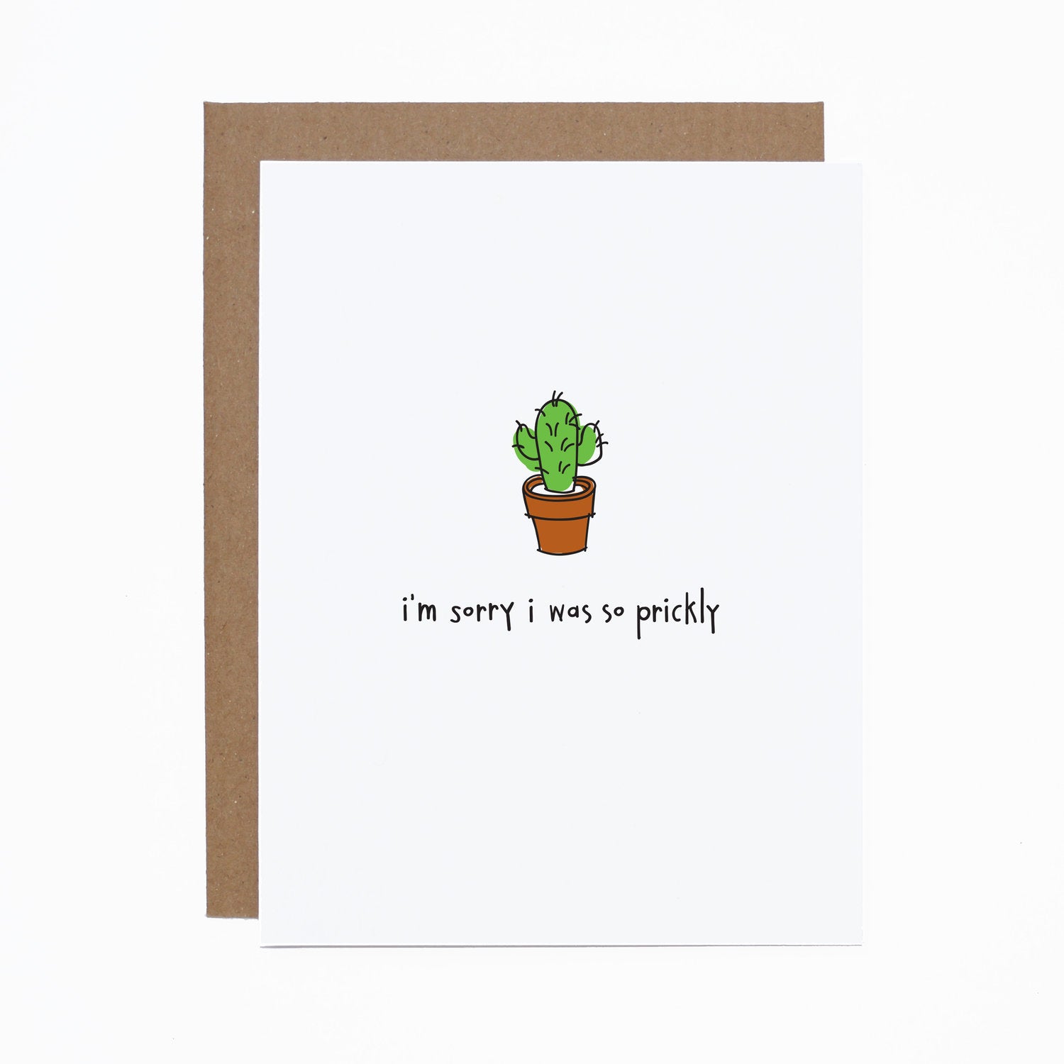 I'm Sorry card