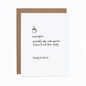 Teenagers card