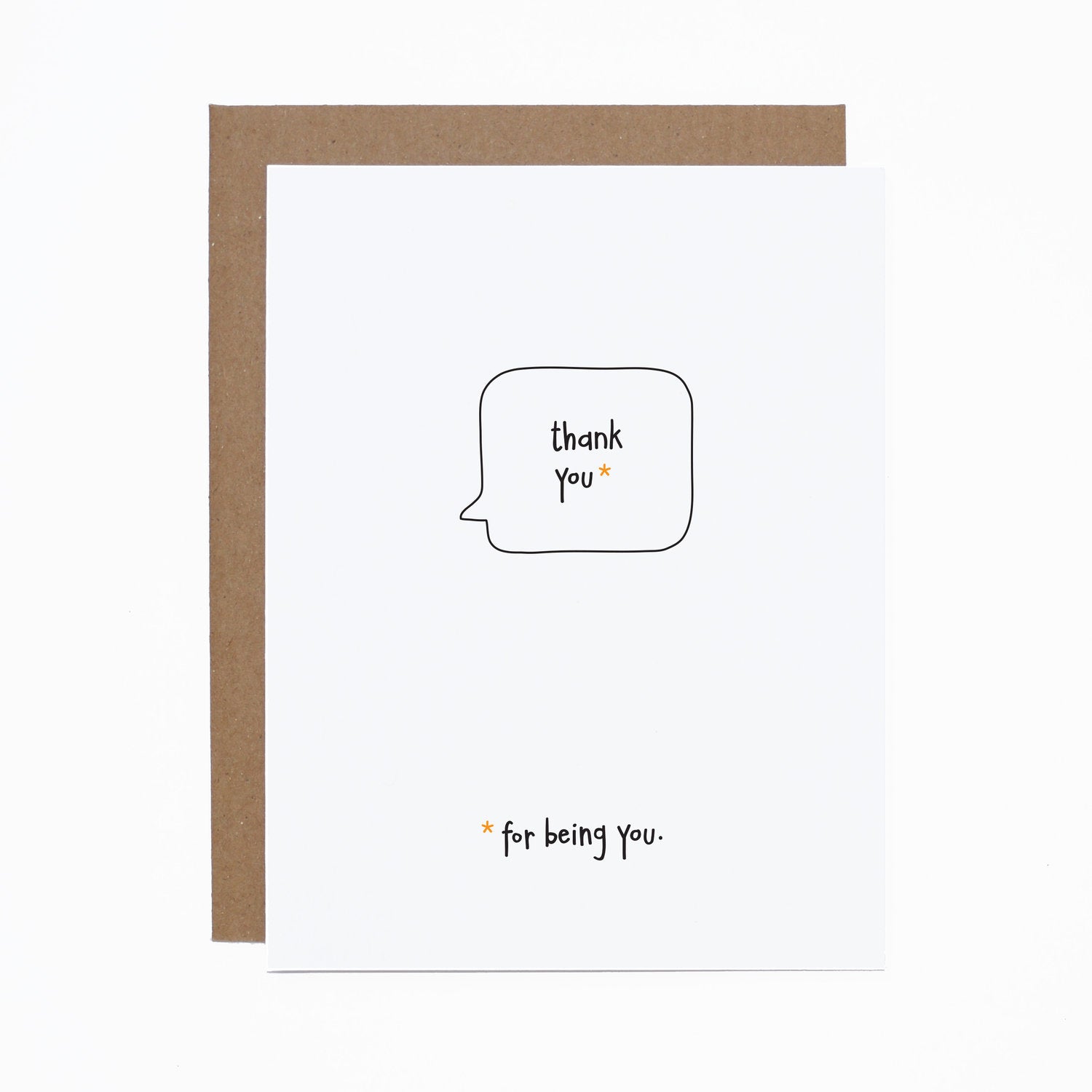 Thank You For Being You card