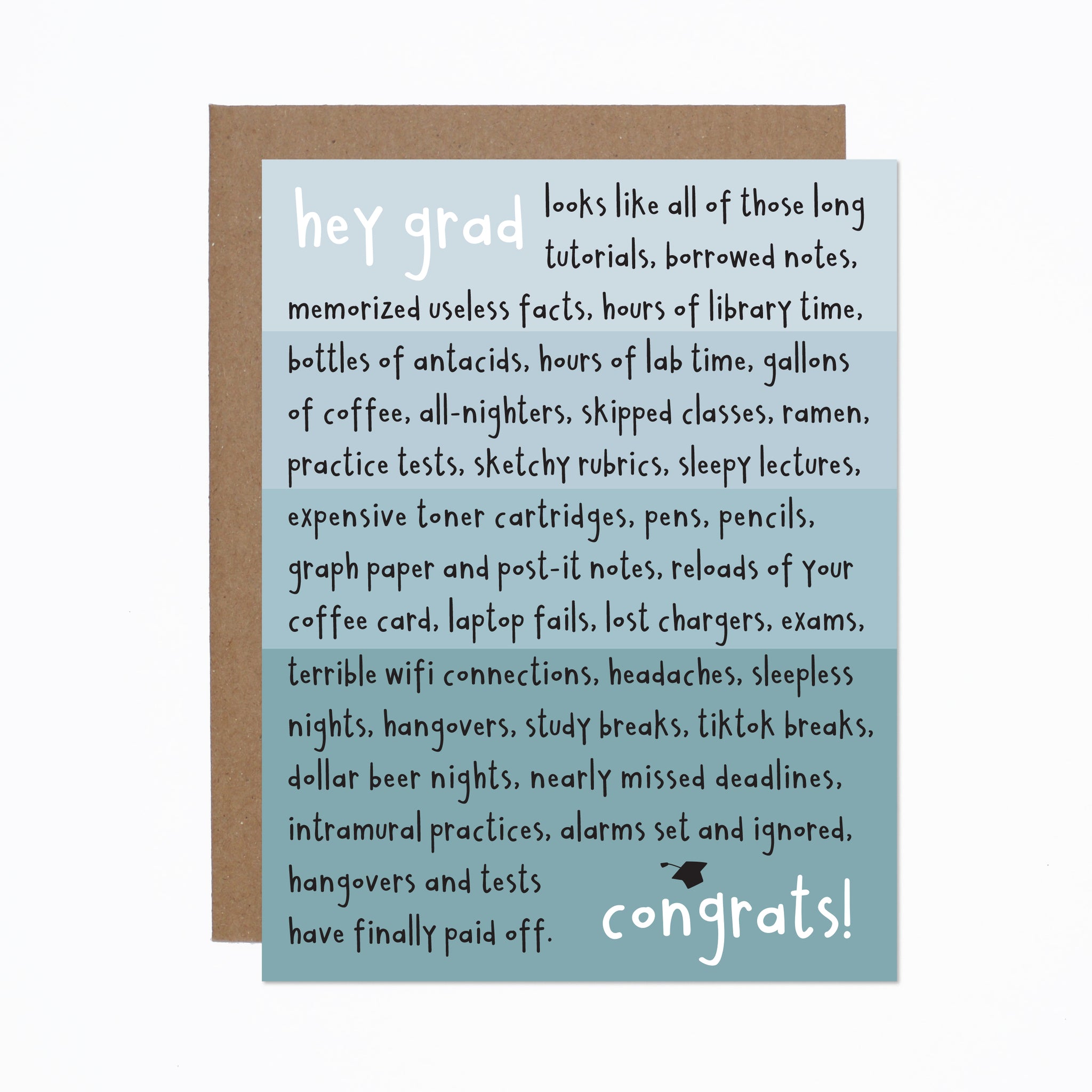 WS Graduation Effort card (bundle of 6)