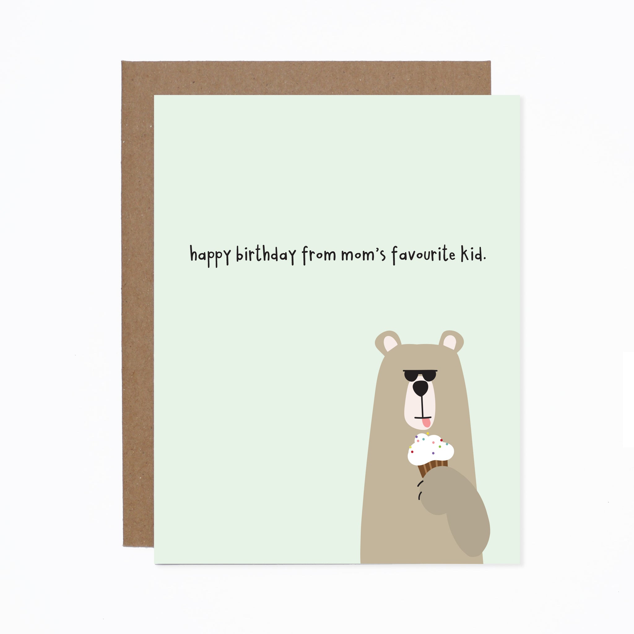 WS Mom's Favourite Kid Birthday card (bundle of 6)