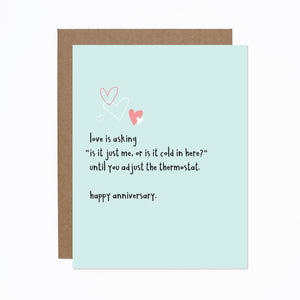 Love Is Anniversary card
