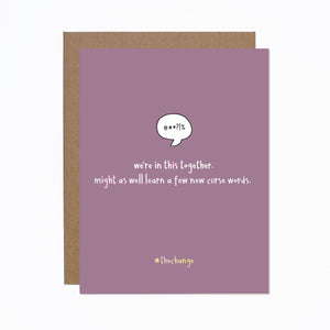 WS Menopause Swear Words card (bundle of 6)