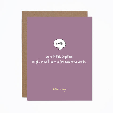 WS Menopause Swear Words card (bundle of 6)