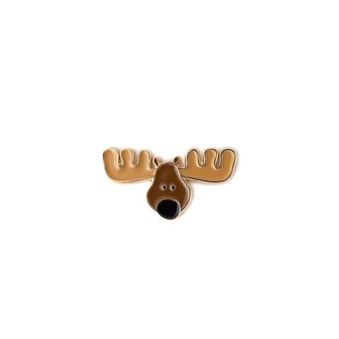 Moose enamel pin