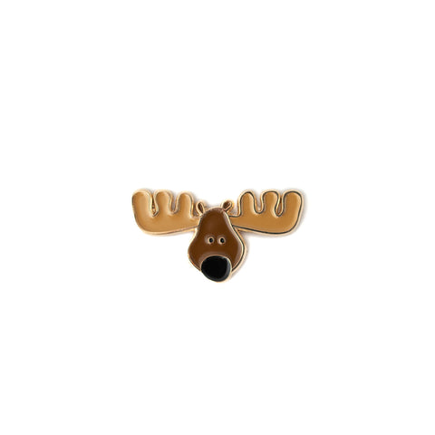 Moose enamel pin