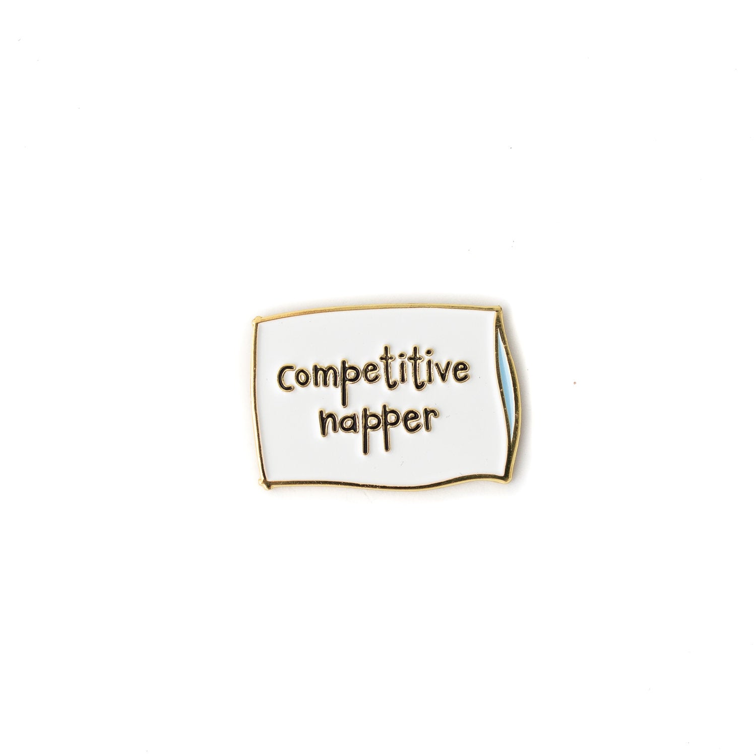 WS Competitive Napper enamel pin