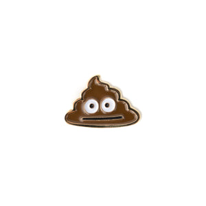 Poo Emoji enamel pin