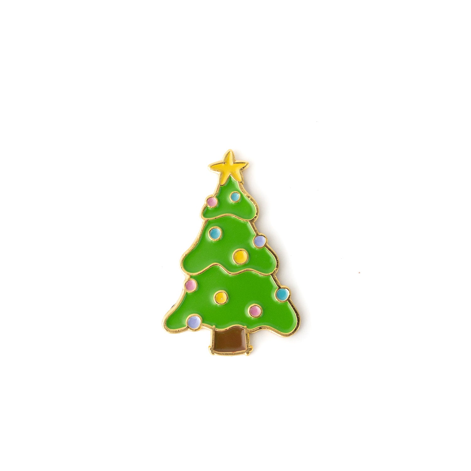 WS Christmas Tree enamel pin
