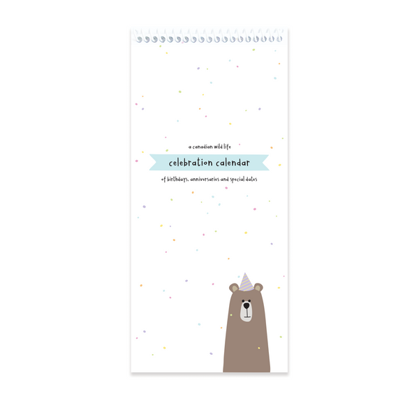 WS Canadian Wild Life Birthday Calendar