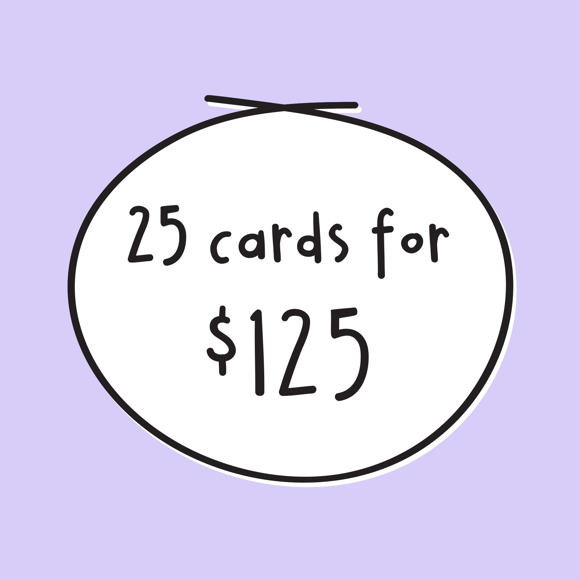 25 Card Bundle Deal