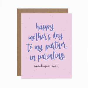 Mother's Day (co-parenting) card
