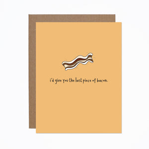 WS Bacon card (bundle of 6)