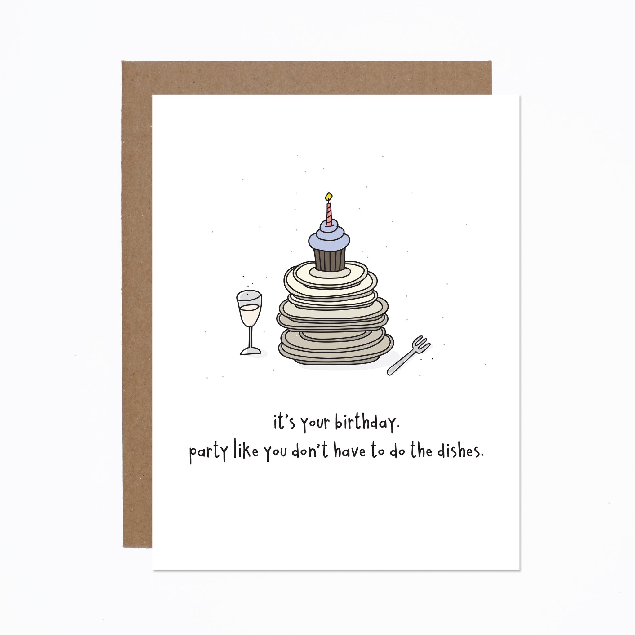 WS Birthday (dishes) card (bundle of 6)