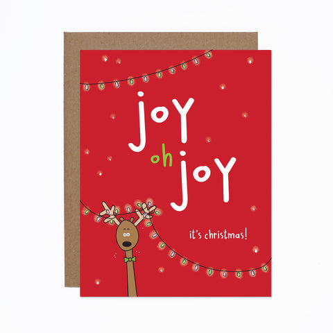 WS Joy Oh Joy Holiday card (bundle of 6)