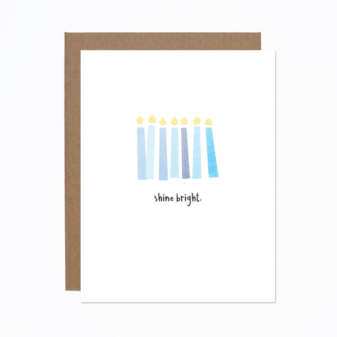 WS Shine Bright Hanukkah card (bundle of 6)