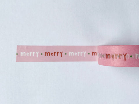 "Merry" Christmas + Holiday Washi Tape