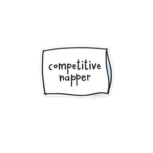 Competitive Napper Vinyl Sticker