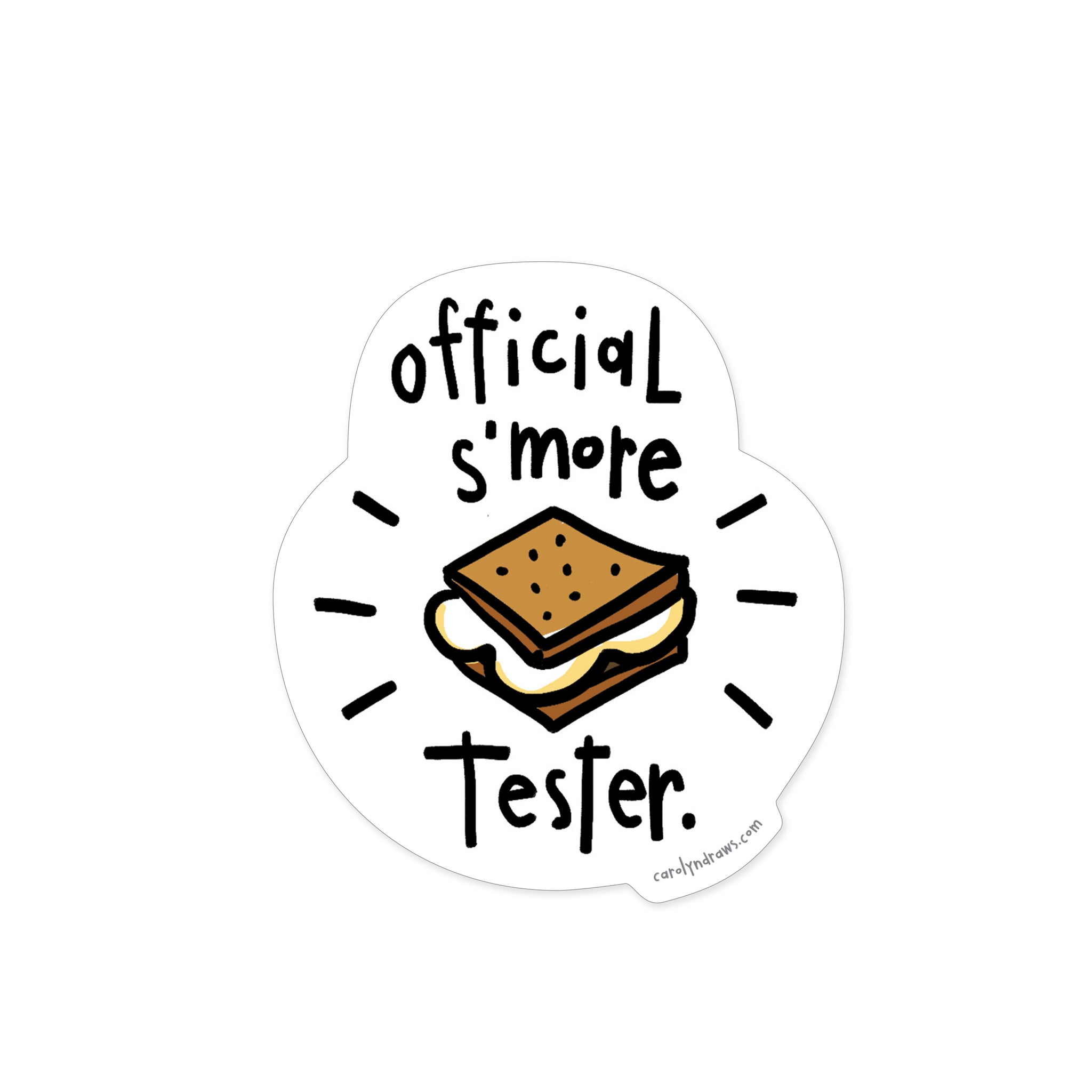 WS S'more Tester Vinyl Sticker